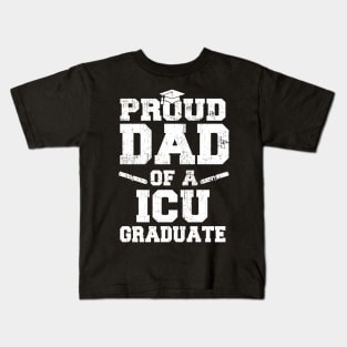 Mens Premature Newborn Nurse Gift Proud Dad ICU Graduate Kids T-Shirt